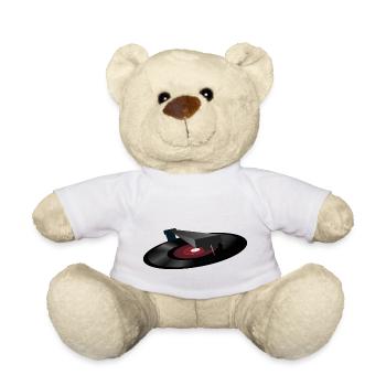 disque vinyle - Nounours - blanc - Devant