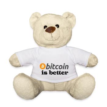 bitcoin is better - Nounours - blanc - Devant