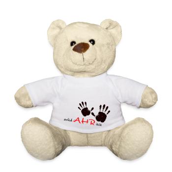 We AHR together | Ahrtal Hochwasser SolidAHRität - Teddy - Weiß - Vorne