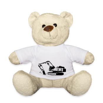 Pelleteuses - Nounours - blanc - Devant