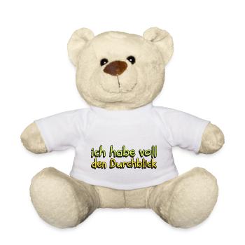 lustige Aussage ich habe voll den Durchblick - Teddy - Weiß - Vorne