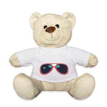 lunette de soleil - Nounours - blanc - Devant