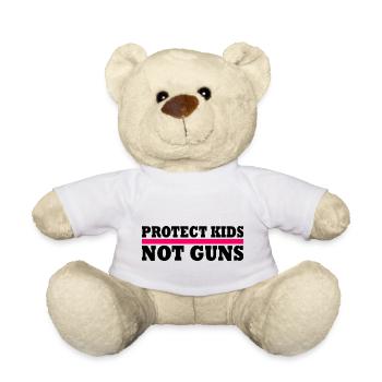 protect kids not guns - Teddy - Weiß - Vorne