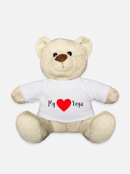 my love yoga / i love yoga - Teddy - Weiß