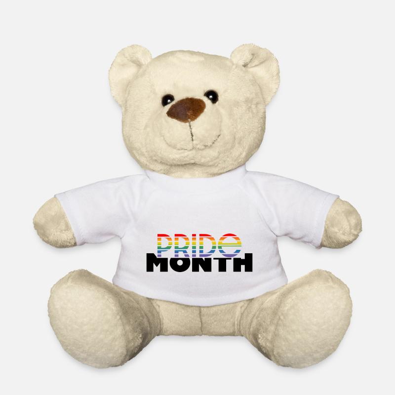Pride month - Teddy Bear - white