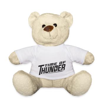 TIME OF THUNDER CLASSIC B&W - Teddy Bear - white - Front