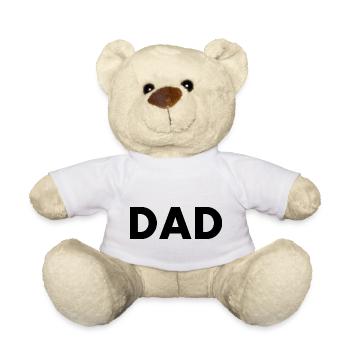Dad - Teddy Bear - white - Front