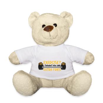 Exercice Extra Fries Citation - Nounours - blanc - Devant
