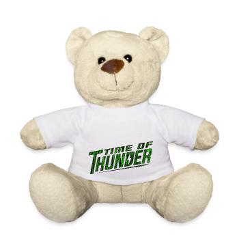 GREEN POWER - Teddy Bear - white - Front