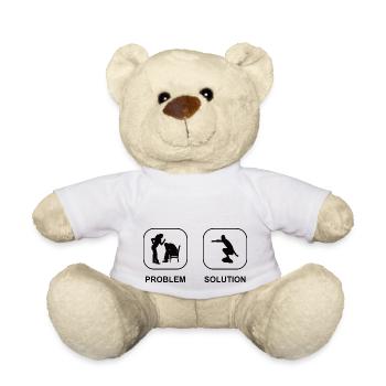 Surfer Surf Surfboard Moniteur de surf Surf - Nounours - blanc - Devant