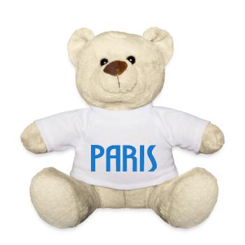 Paris - Nounours - blanc - Devant