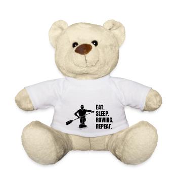 Rowers funny rowing club rowing saying rower - Teddy Bear - white - Front