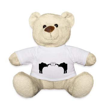 Toast 2 Elephant Beer - Nounours - blanc - Devant