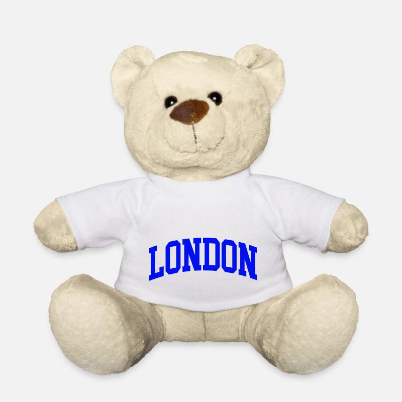 London - Teddy Bear - white