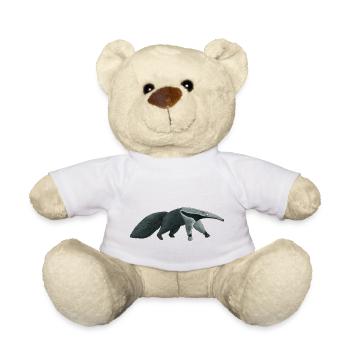 der lustige Ameisenbär - Teddy - Weiß - Vorne