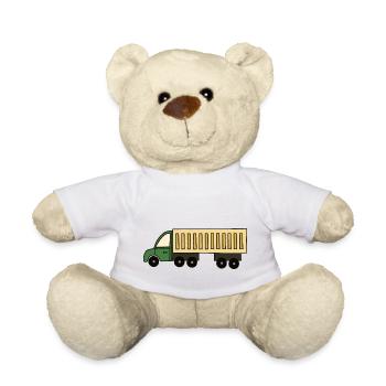 Un camion - Nounours - blanc - Devant