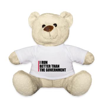 run better than government - Teddy - Weiß - Vorne