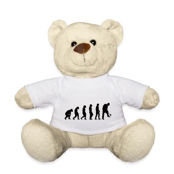 Mechanic Craftsman Craftsman Screwdriver - Teddy Bear - white - Front