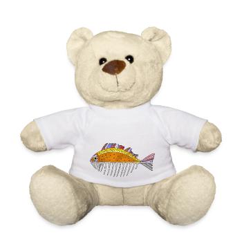 Poisson - Nounours - blanc - Devant
