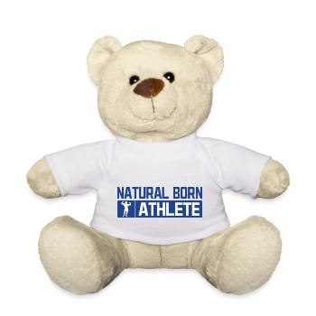 Natural Born Athlete - Teddy Bear - white - Front