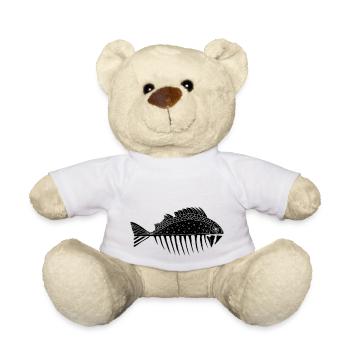 Poisson - Nounours - blanc - Devant