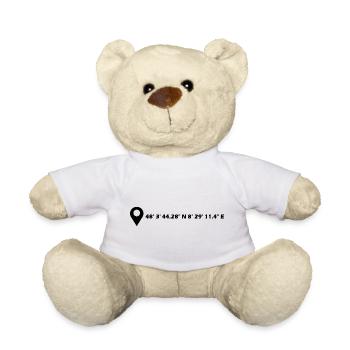 Coordonnées de Villingen-Schwenningen - Nounours - blanc - Devant