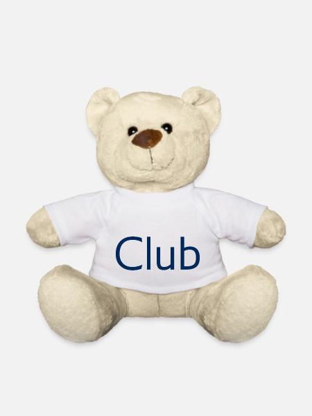 Get an upgrade to Club - blue - Teddy Bear - white