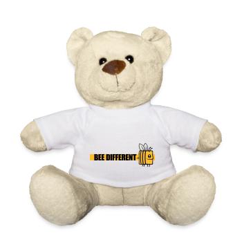 bee different saying quote - Teddy Bear - white - Front