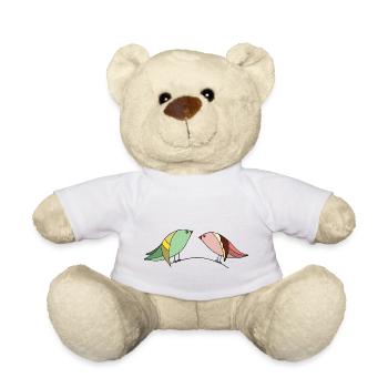Oiseaux - Nounours - blanc - Devant