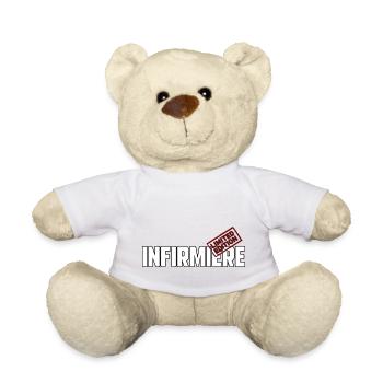 Infirmière édition limitée - Nounours - blanc - Devant