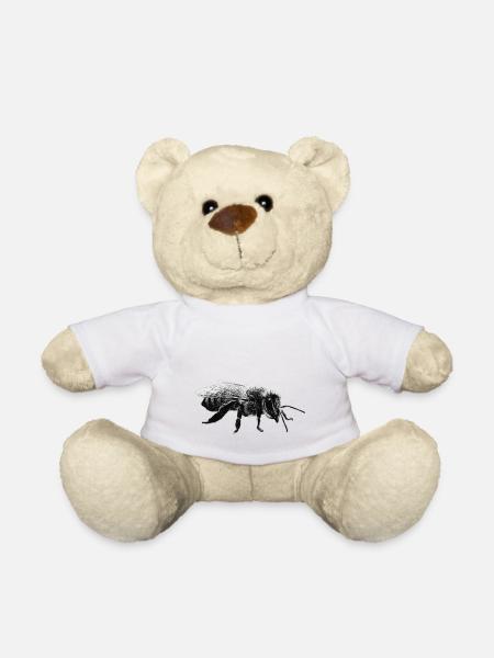 Biene - Teddy - Weiß