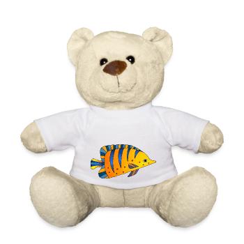 Poisson - Nounours - blanc - Devant