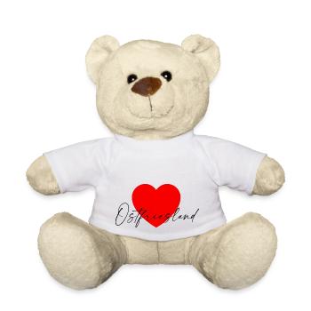 i Love Ostfriesland - Teddy - Weiß - Vorne