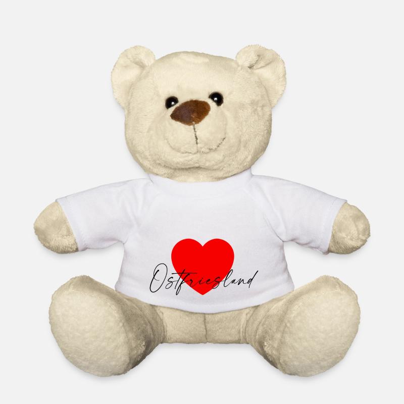 i Love Ostfriesland - Teddy - Weiß