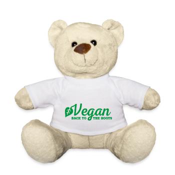 Vegan - Teddy Bear - white - Front