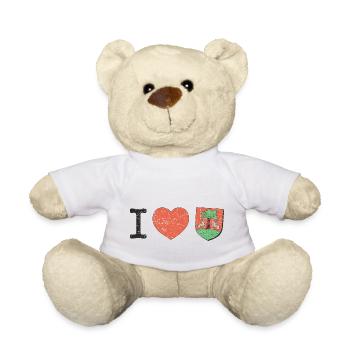 j’adore Weißgerber Viertel - Nounours - blanc - Devant
