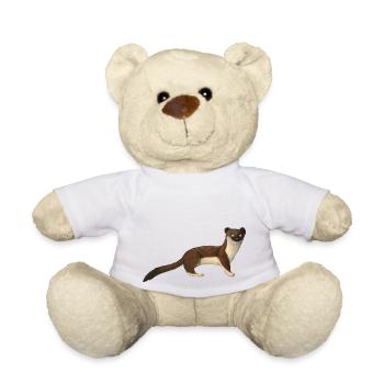 little ermine - Teddy Bear - white - Front
