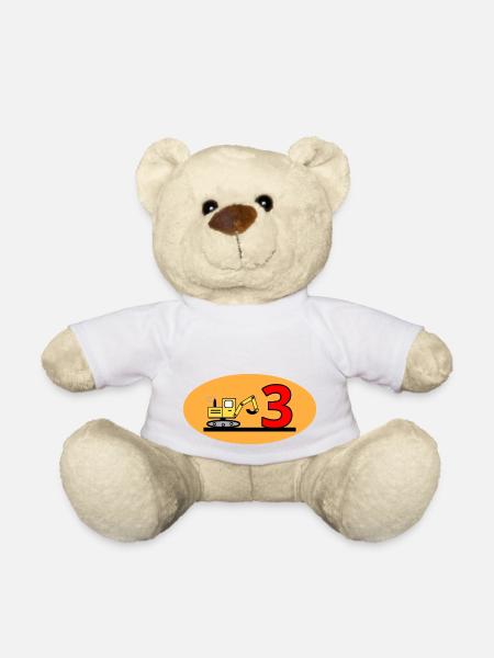 Bagger - Teddy - Weiß