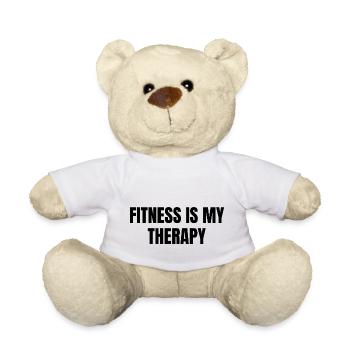 Fitness ist Therapie - Teddy - Weiß - Vorne