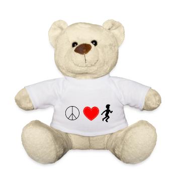 Florist Flower Plant Nature Gardener - Teddy Bear - white - Front