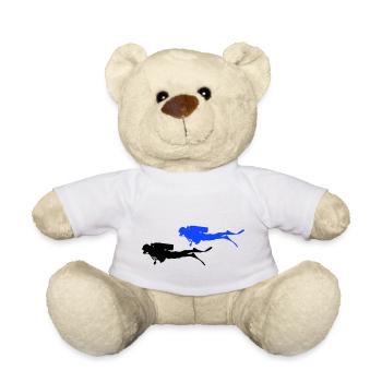 Diver - Teddy Bear - white - Front