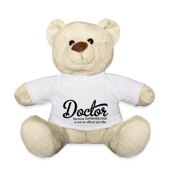 Ärztin - Teddy - Weiß - Vorne