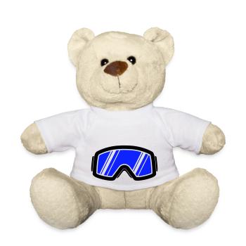ski brille - Teddy - Weiß - Vorne