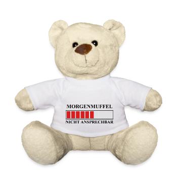 Morgenmuffel - Teddy - Weiß - Vorne