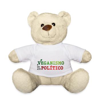 Veganismo é um Ato Político - Teddy Bear - white - Front