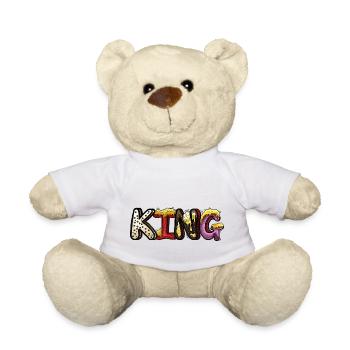 King: The Coronation - Teddy Bear - white - Front