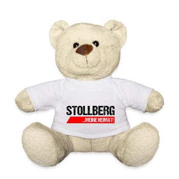Stollberg Erzgebirge meine heimat - Teddy - Weiß - Vorne