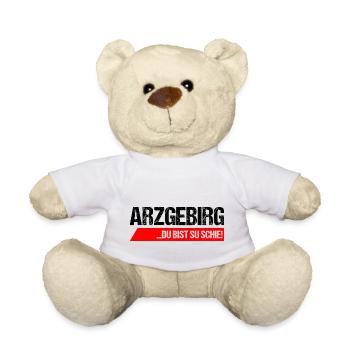 Arzgebirg du bist su schie - Teddy - Weiß - Vorne