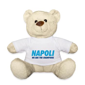 Napoli We ARe The Champions - Teddy Bear - white - Front
