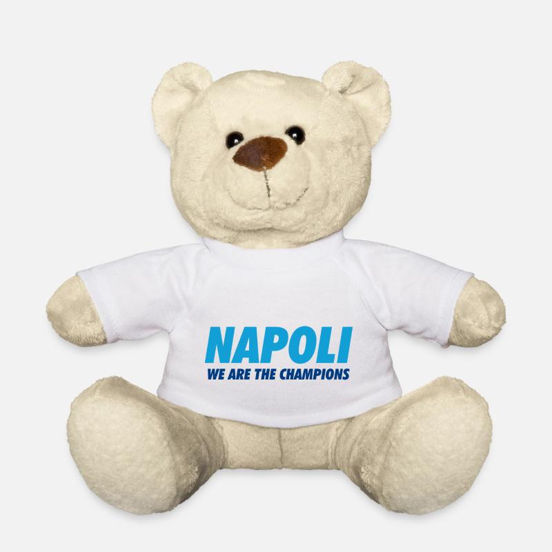 Napoli Wir sind die Champions - Teddy - Weiß